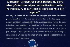 Preguntas sobre el NASA Space Apps Challenge Chía 2024