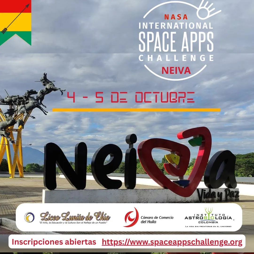 EL NASA SPACE APPS llega a Neiva y el Liceo LUNITA de CHIA se pega la rodadita